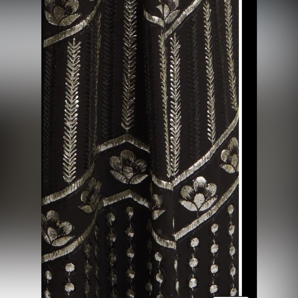 Sani Black and Silver Anarkali - Picture 3 of 14